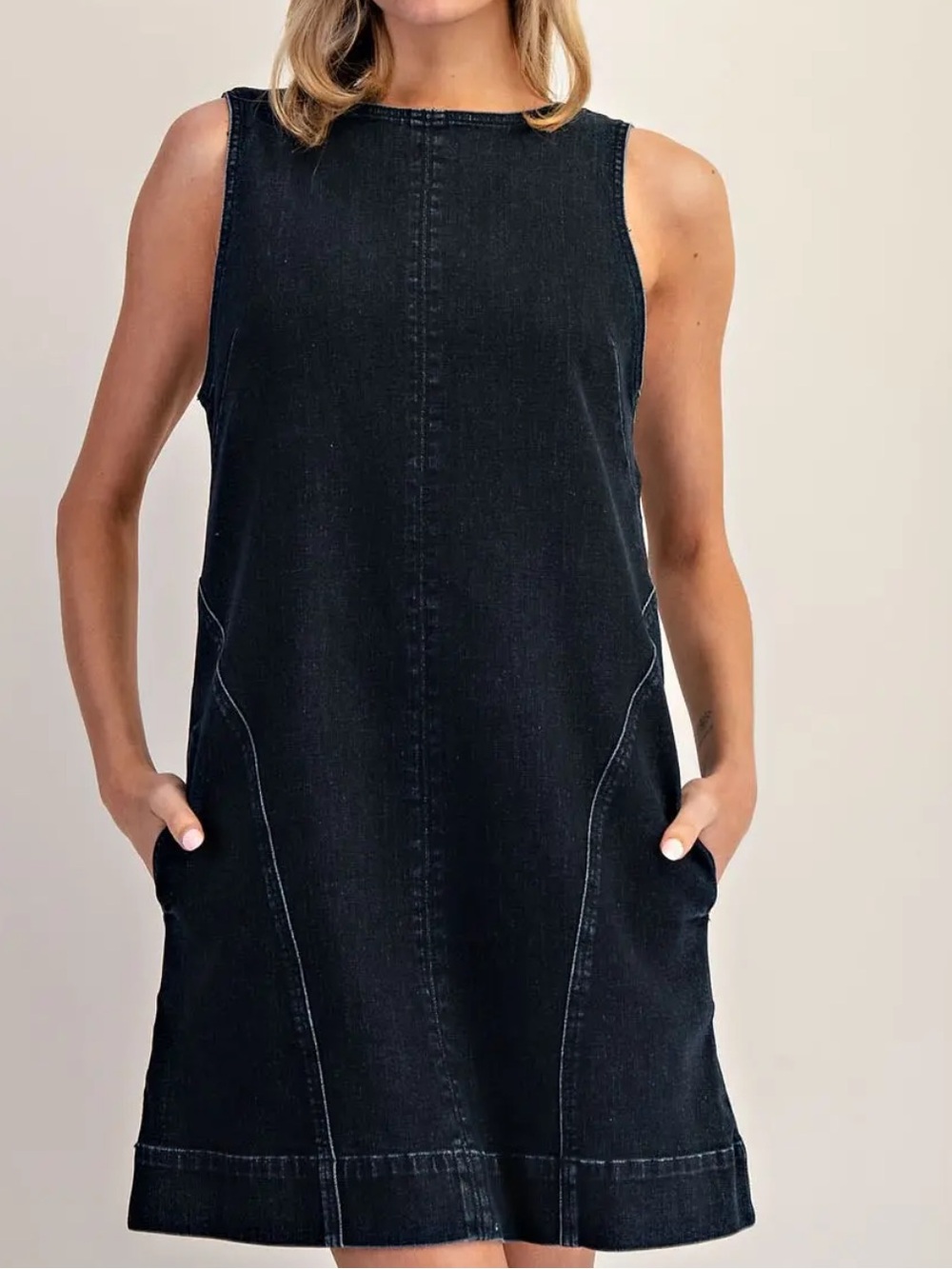 NWT Free People Flowy Open Back Mini Dress - Picture 2 of 5